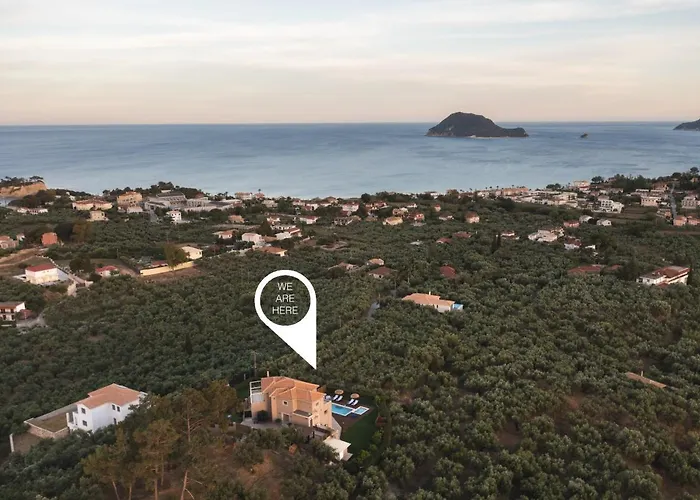 Diomani Maison - Private Pool & Sea View, By Zantewize Дом отдыха *